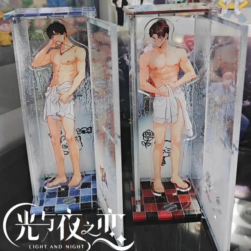 Game Light and Night Osborn Evan Cosplay Standing Plate Creative Acrylic Figure Stand Desktop Ornament Decoration Collect Prop