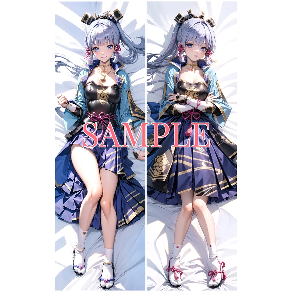 

Genshin Impact Kamizato Ayaka Dakimakura Hugging Body Pillow Cover Case Otaku Anime Long 3D Two-Side Sexy Pillowcases