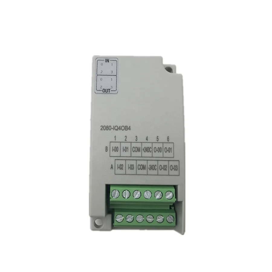 2025 gran oferta nuevo módulo controlador lógico programable PLC Original 2080-IQ4OB4