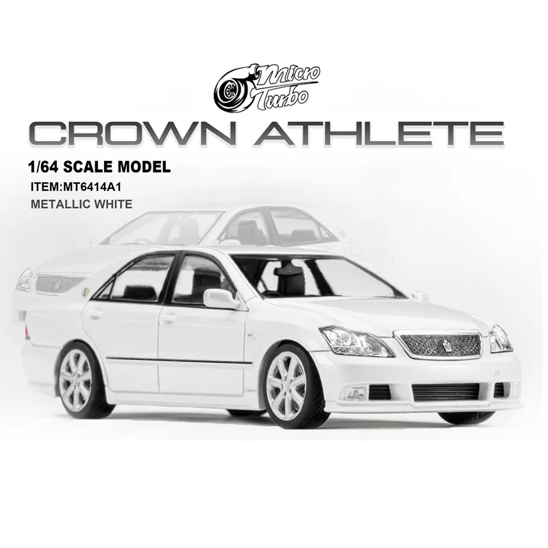 

[PreSale] Micro Turbo 1:64 CROWN ATHLETTE S184 Metal White Diecast Model Car