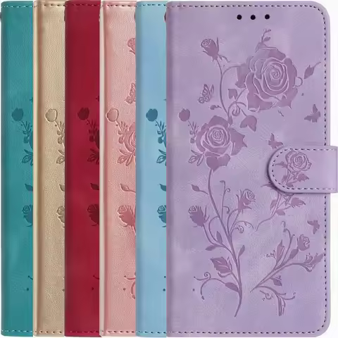 Flower Rose Phone Case For Xiaomi Mi Poco M3 M5S M6 M7 X5 X6 X7 C3 C31 C61 C65 C71 C75 C85 F6 F7 Pro F8 Ultra 5G Wallet Fundas