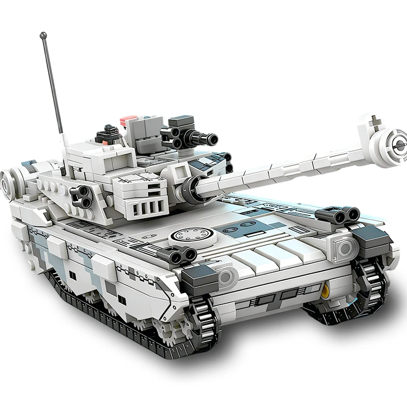 8 in 1 set di blocchi militari carro armato aereo nave da guerra modello di veicolo corazzato kit giocattoli fai da te per bambini regalo di festa