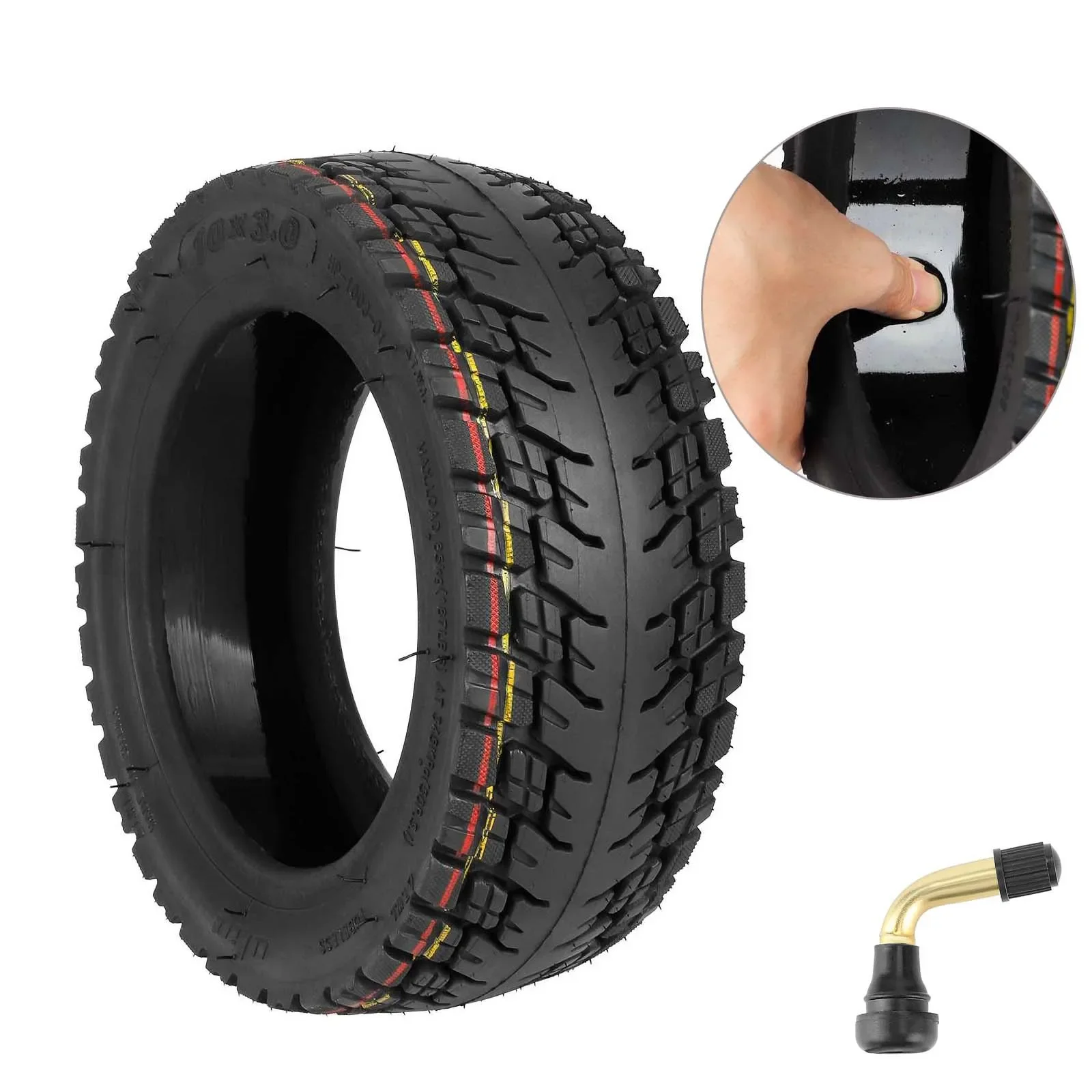 tires motorcycle 10 * 3 self repairing off-road vacuum tires compatible with 10 inch 255 * 80 and 80/65-6 explosion-proof vacuum