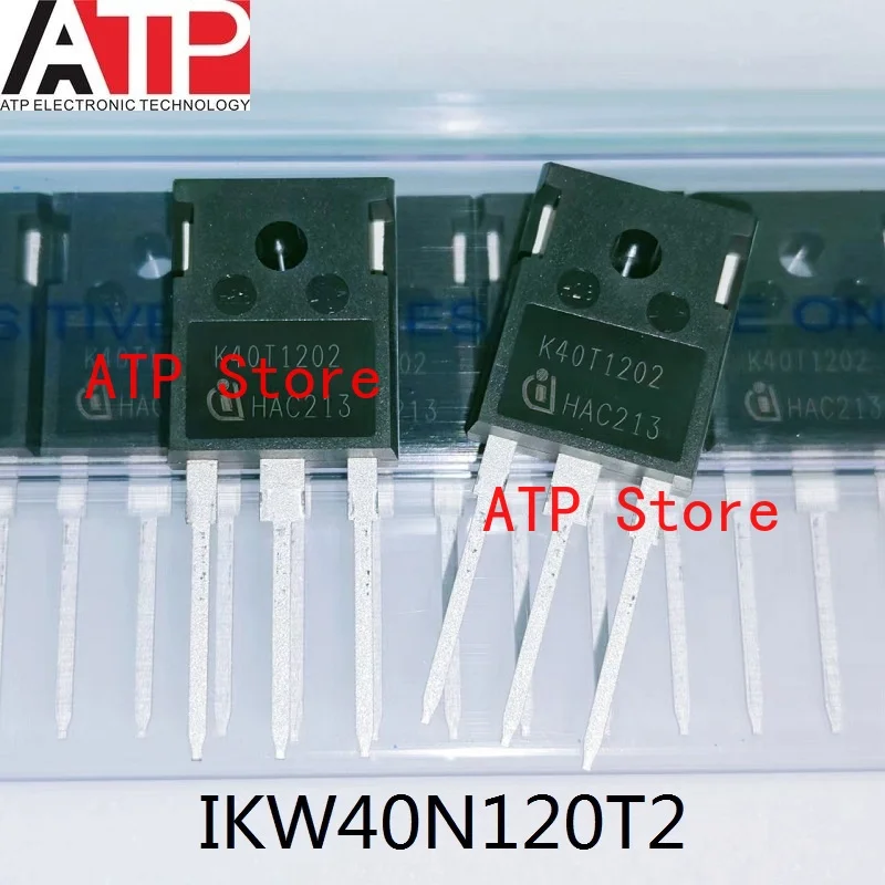 

10pcs/lot New Imported Original IKW40N120T2 K40T1202 TO-247 IGBT Transistors LOW LOSS DuoPack 1200V 40A