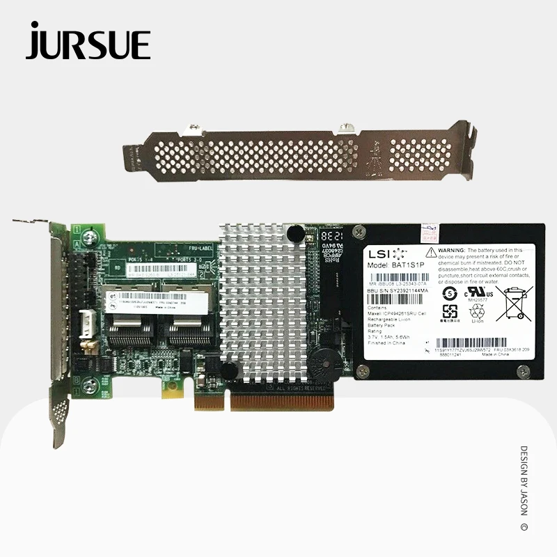 

LSI MegaRAID 9260-8i RAID Controller Card SAS Sata PCI E 8-PORT RAID Expander Card + LSI bbu08