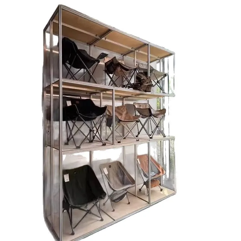 

Aluminum profile ocean panel display cabinet shopping mall figure exhibition gift shelf sample store exhibition hall display