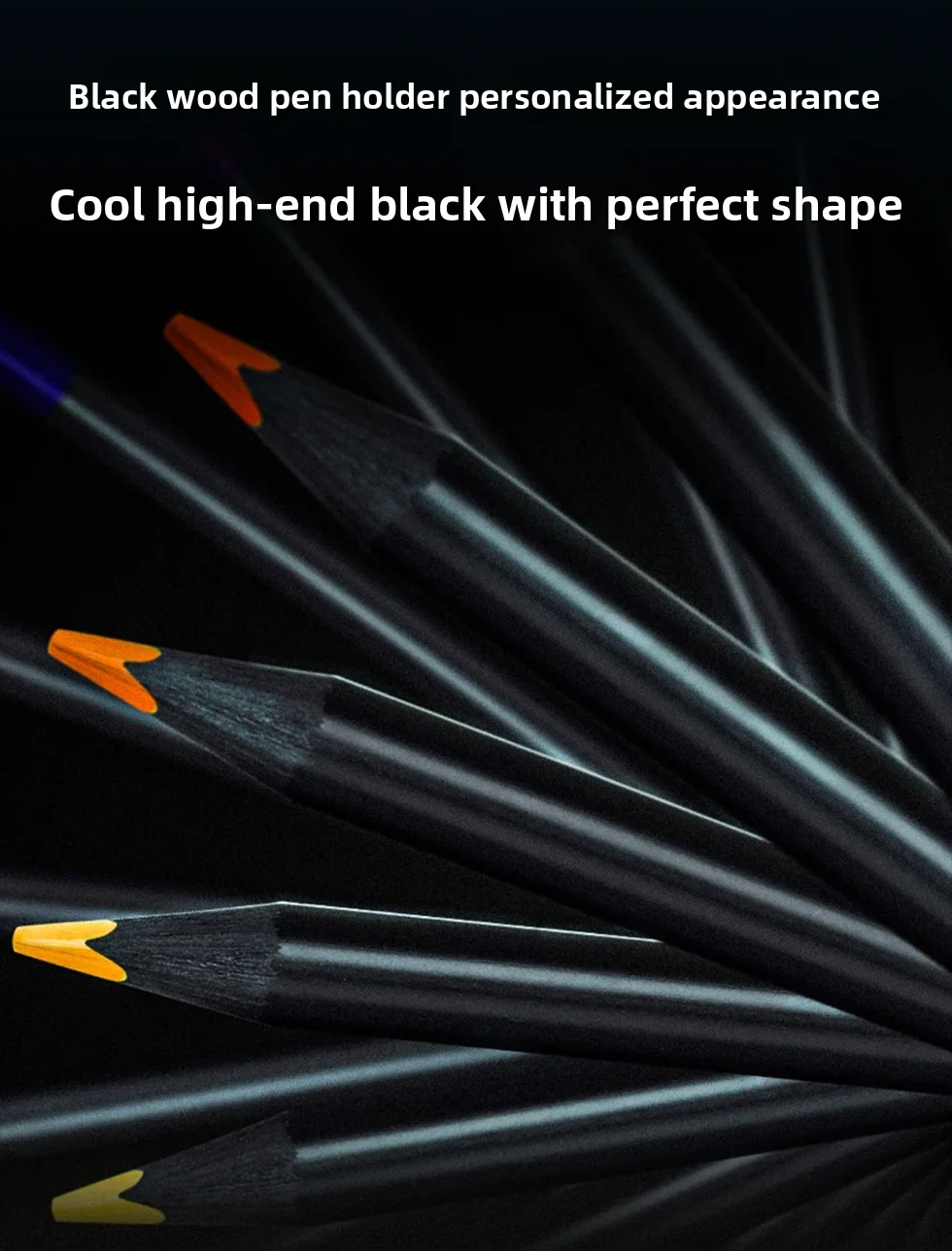 Faber Castell 24/48/72 Farben Black Edition dreieckige Ebenholz-Ölstifte, für Mal- und Zeichensets, Premium-Kunstbedarf – Detail 2
