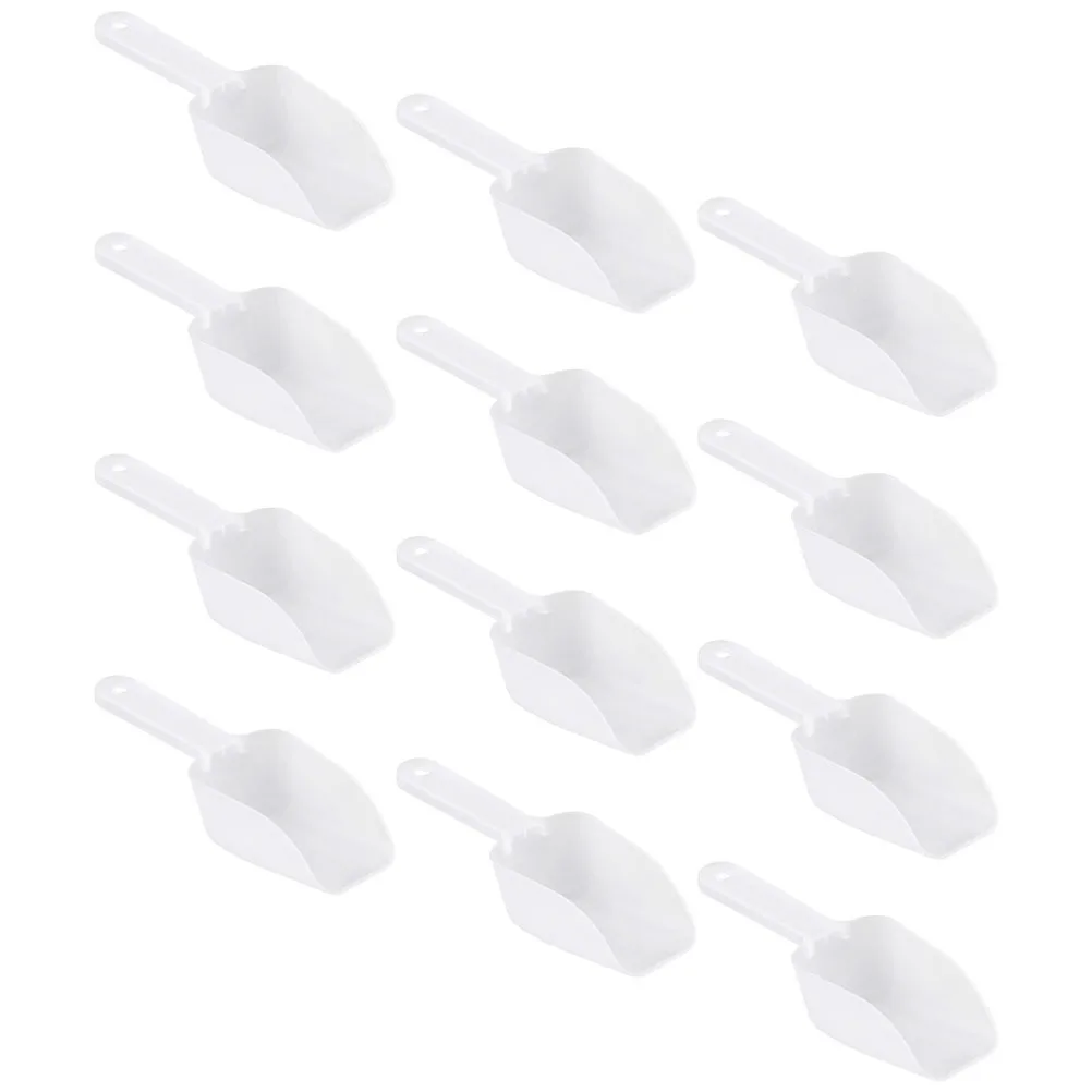

12pcs Kitchen Scoop Ice Shovel Reusable Multifunctional Flour Grain Tool For Home Bar Restaurant Dessert Shop Serving Bucket