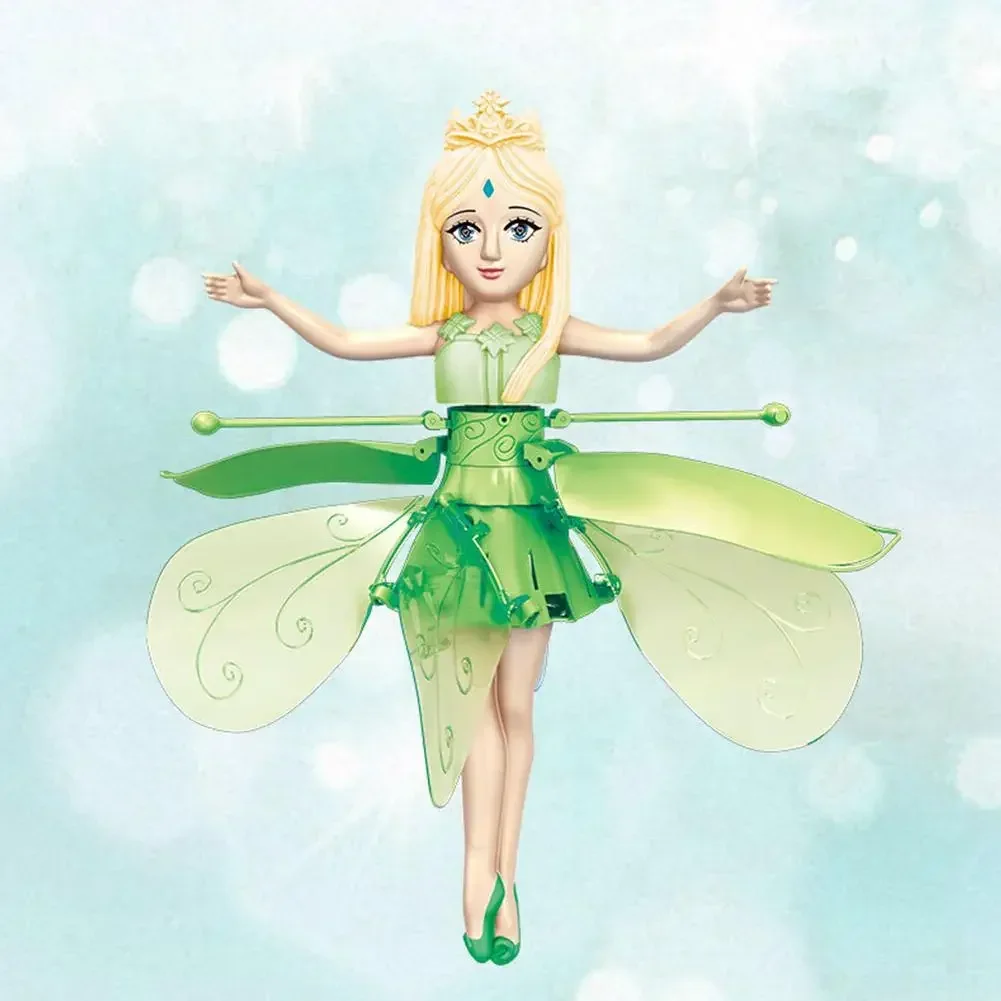 مضحك حثي تحلق دمية علقت كوادكوبتر تحلق الجنية لطيف السحرية الأميرة طائرة بدون طيار صغيرة يطير لعبة لفتة الدورية الرقص