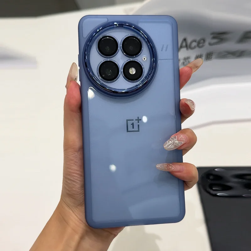 For OnePlus 13 Case Luxury TPU Soft Silicone Transparent Back Cover For One Plus 13 Camera Protection Shockproof Bumper Funda