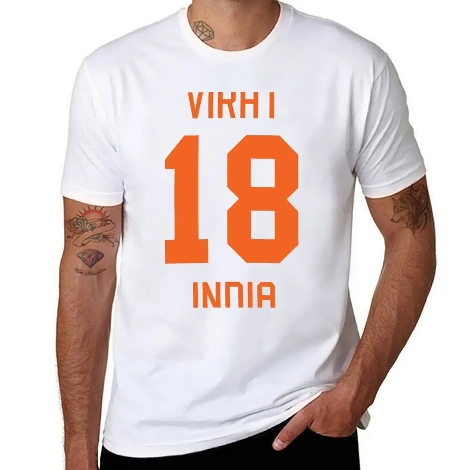 

Indian Kohli | | Jersey Cricket Virat 18 T-Shirt Long Lasting Casual T-Shirt