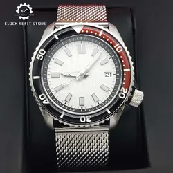 New 41MM Men's Mechanical Watch Single Rotating Bezel NH35 Movement Sapphire Glass Men's Automatic Wristwatch