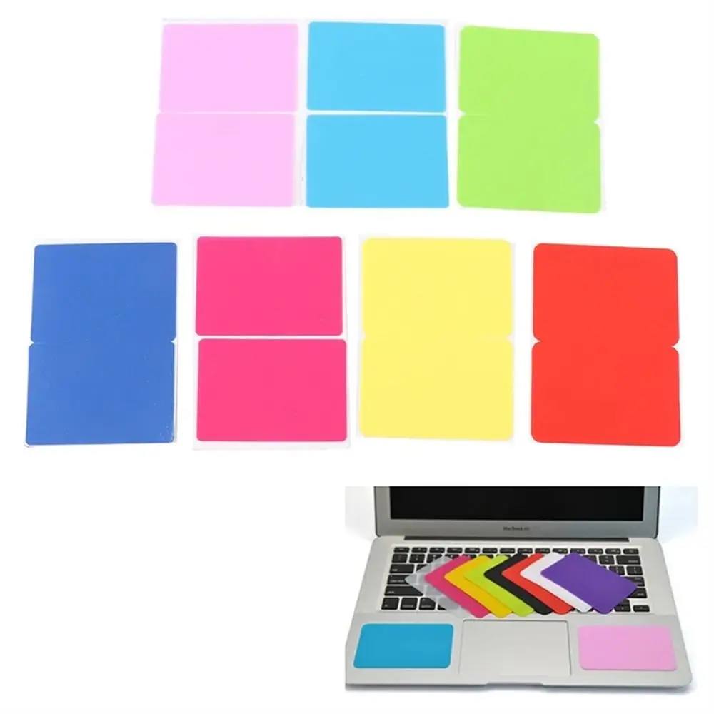 2 Pcs Colorful Laptop Keyboard Touch Pad Wrist Rest Mat Touch Bar Wrist Pad Palm Rests Support Cushion Pad