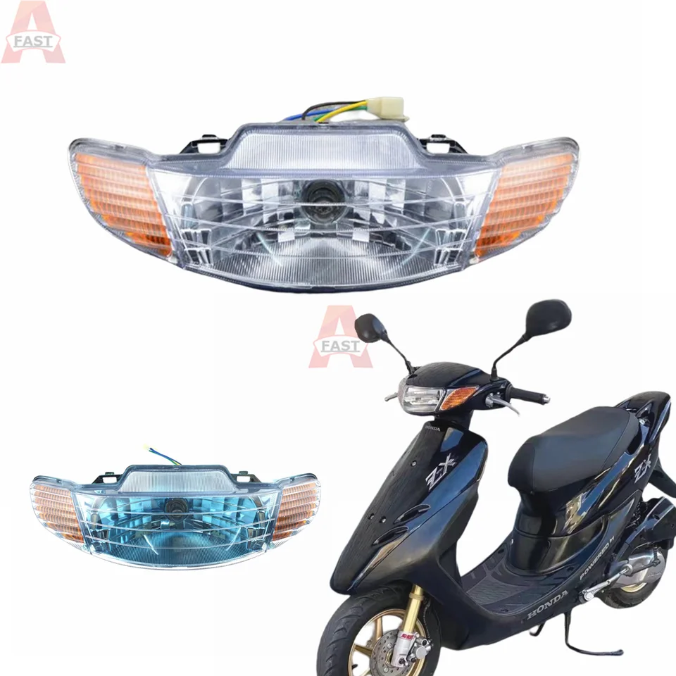 ホンダ50cc用ヘッドライト オリジナル ブルー/ホワイト