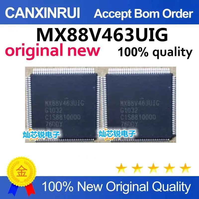 (5-100piezas)MX88V463UIG MX TQFP-128 Automotive electronic main car computer chip