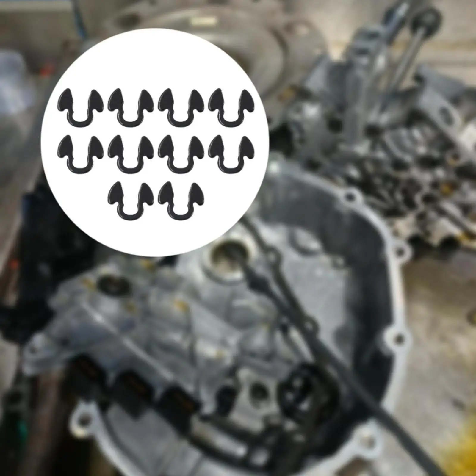 

10Pcs Shift Cable Clips Metal Easy to Install Directly Replace for Chevy Silverado 4L80E 4L60E Transmission Car Accessories