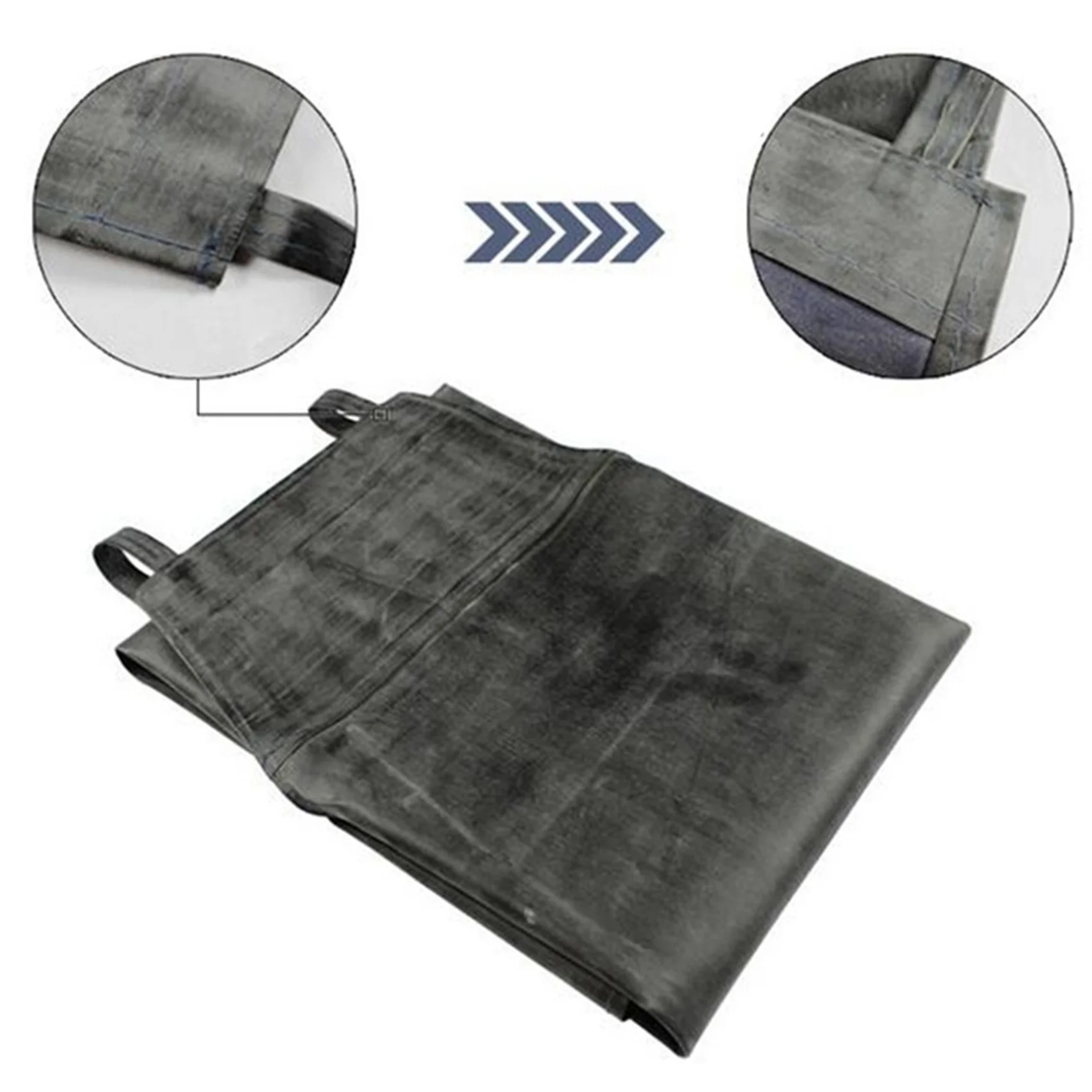 

M11K-2X Heavy Duty Waterproof Rubber Vinyl Apron Industrial PVC Aprons Adjustable Rubber Butcher Apron For Men