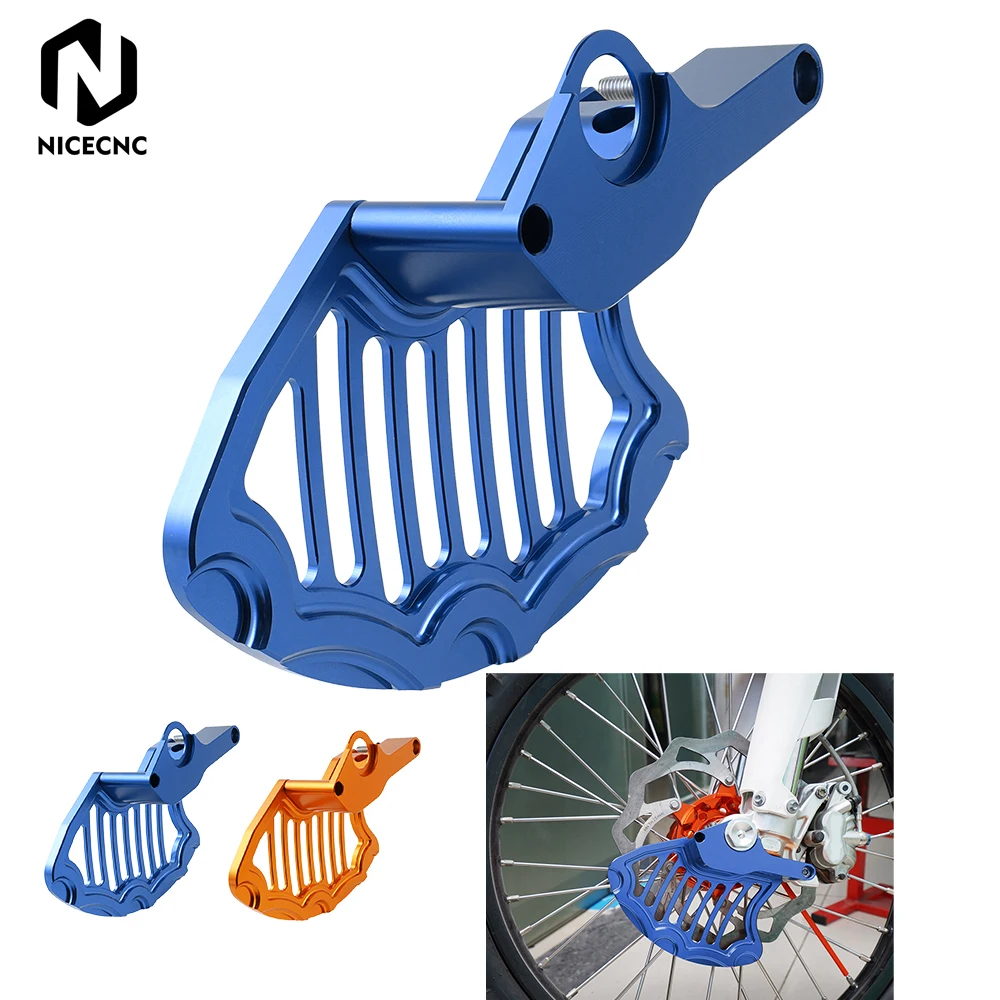 

NICECNC CNC Front Brake Disc Guard Cover For Husqvarna TE TC TX FE FC FX FS 125 150 200 250 300 350 390 400 450 501 Husaberg 570