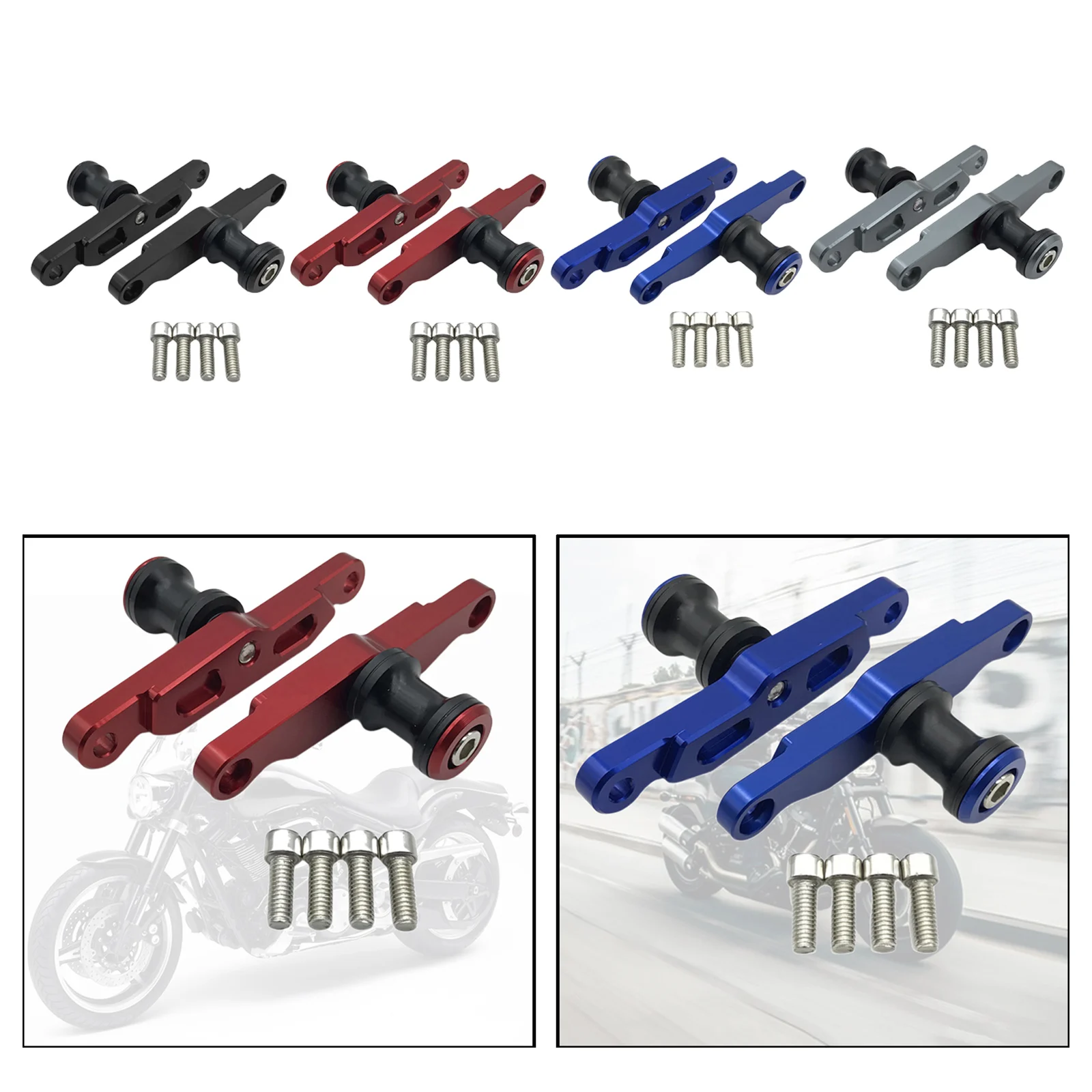 Motorcycle Swin Sliders Spools CNC Swings Stands Screw Paddock Stands Bobbins Swing for 2019~ 2021 2020 1 Set