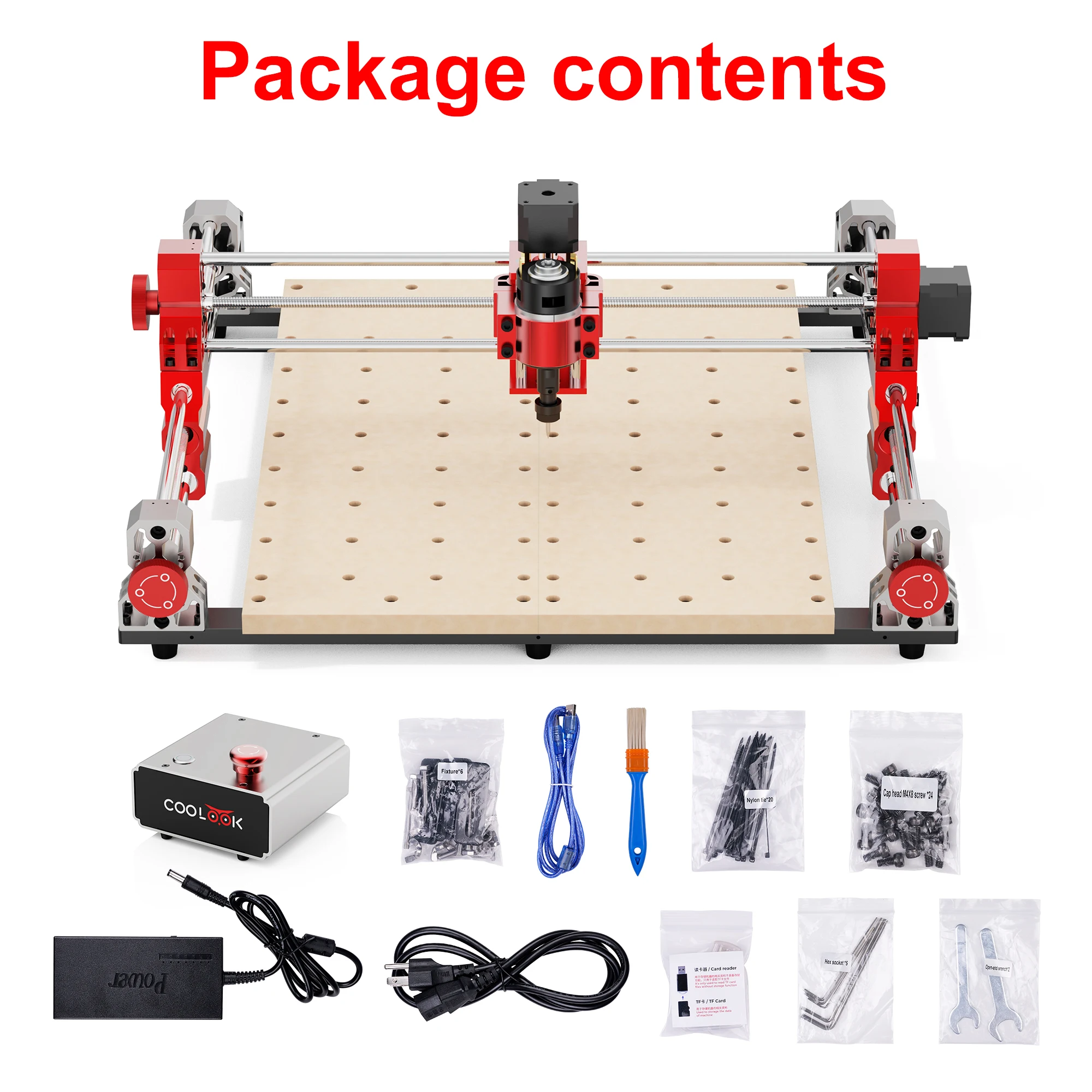 CNC400 Engraving Machine 400x400mm CNC Router Machine with Spindle Power-off Function Wifi Control GRBL Offline Control Cutter - view 6