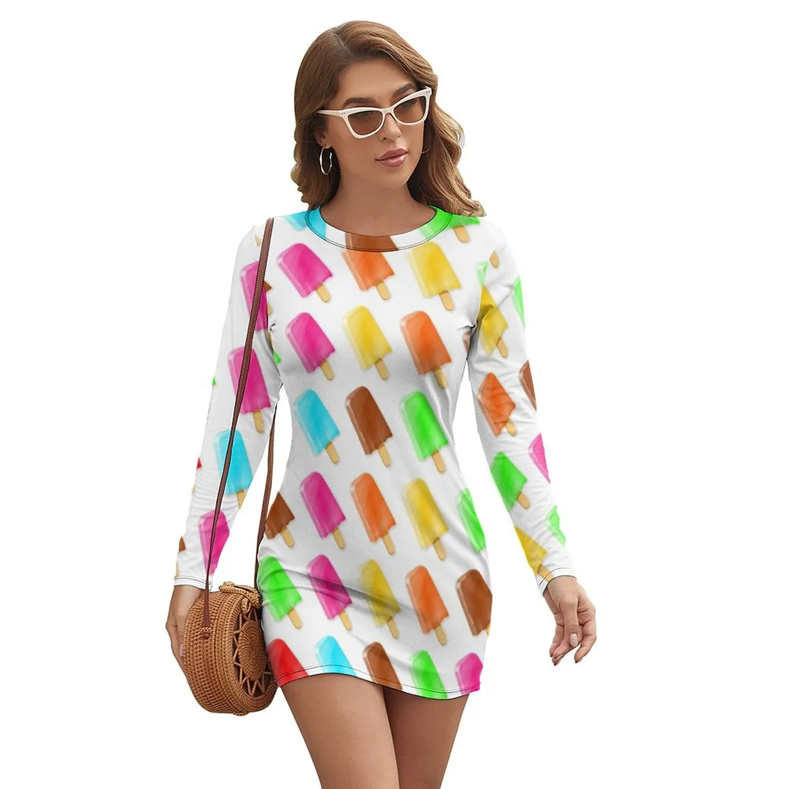 

Popsicles Long-sleeved Dress dress for woman dresses for woman 2024