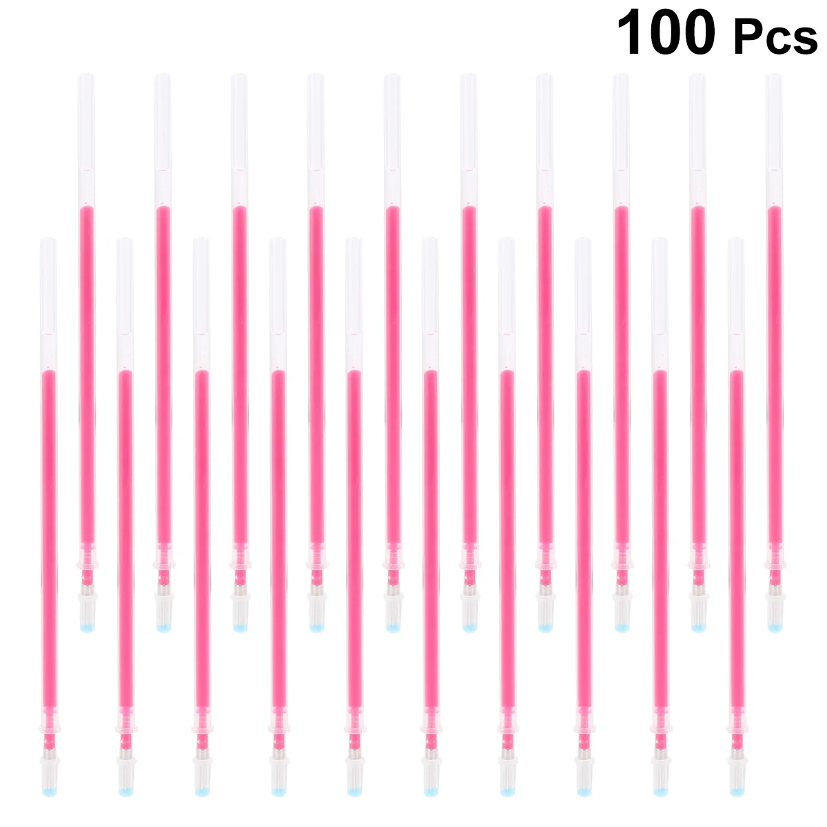 

100Pcs Heat Erasable Fabric Marking Pens Thin Rod Precise Sewing Quilting Dressmaking Tailors Heated Fade Refill Red