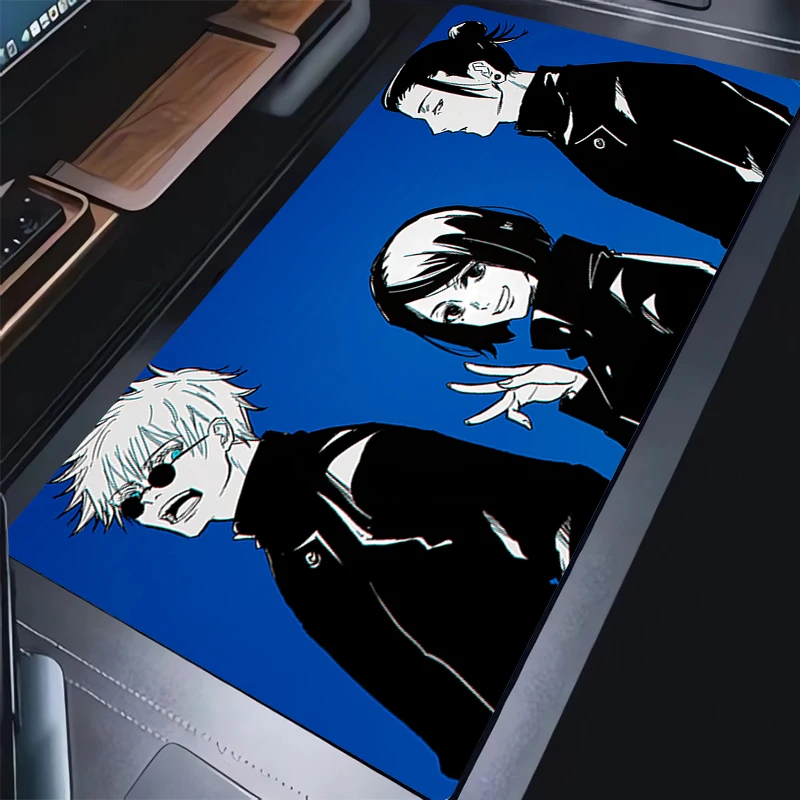 لوحة الماوس J-jujutsu Kaisen Lockedge ملحقات الألعاب الكبيرة ألعاب الكمبيوتر كبار لوحة المفاتيح ماوس حصيرة HD مكتب ماوس ل Csgo #5