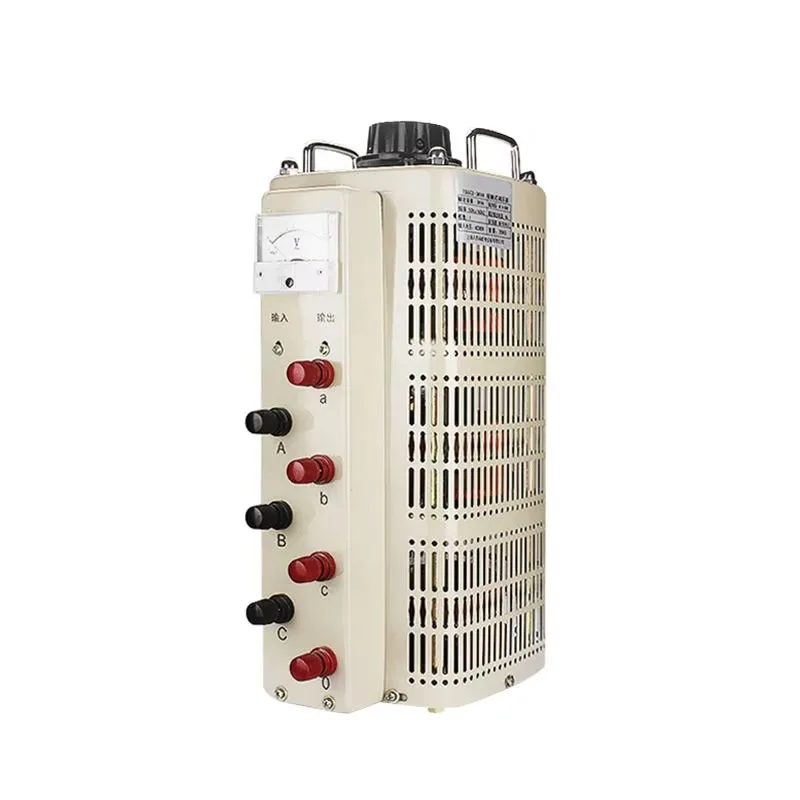 TSGC2 3K AC SVC Use Contact Voltage Regulator Varile Transformer Variac 0~380V Three Phase Stilizer