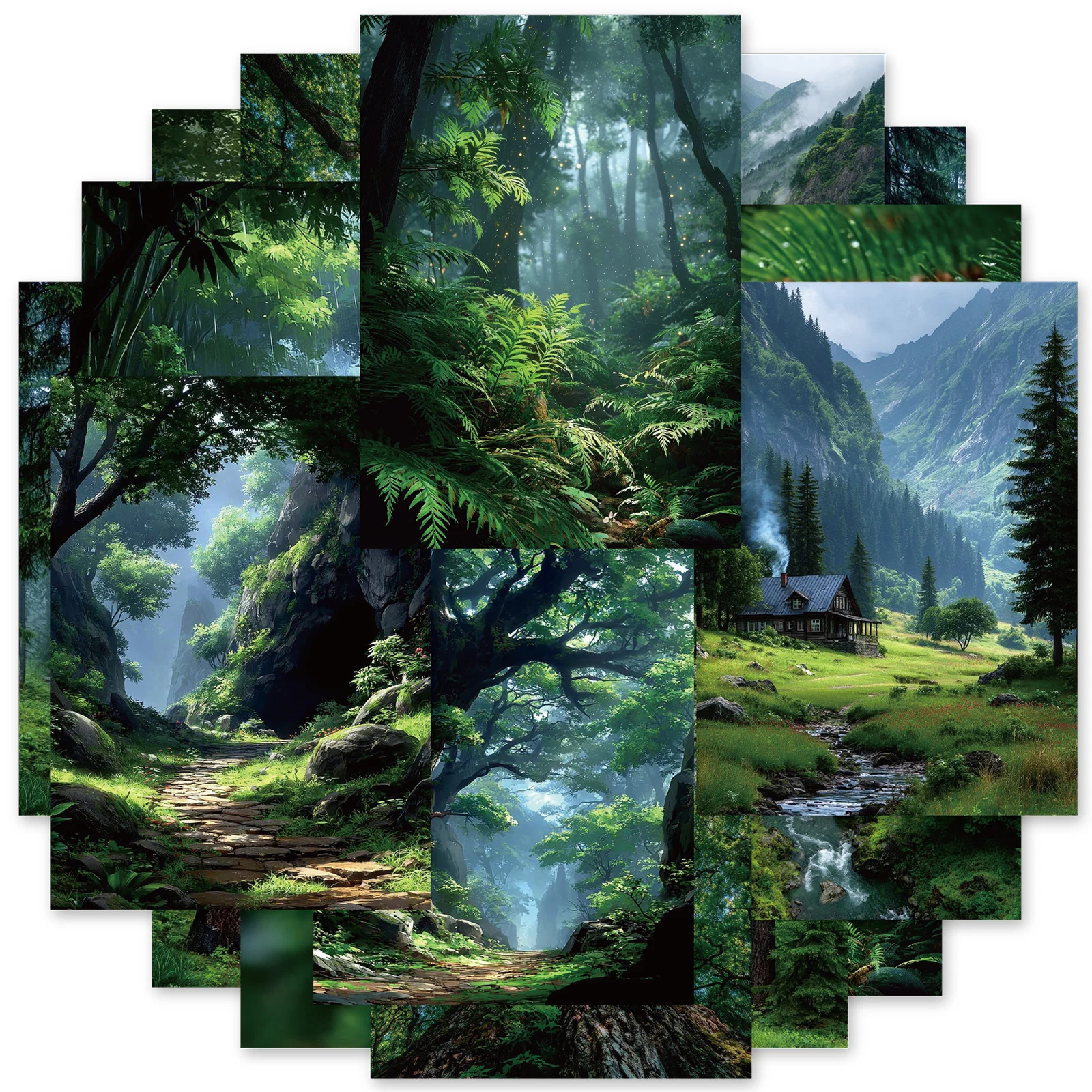 Outdoor Adventure Books - Etori Life Quiet Forest Mountain Stream