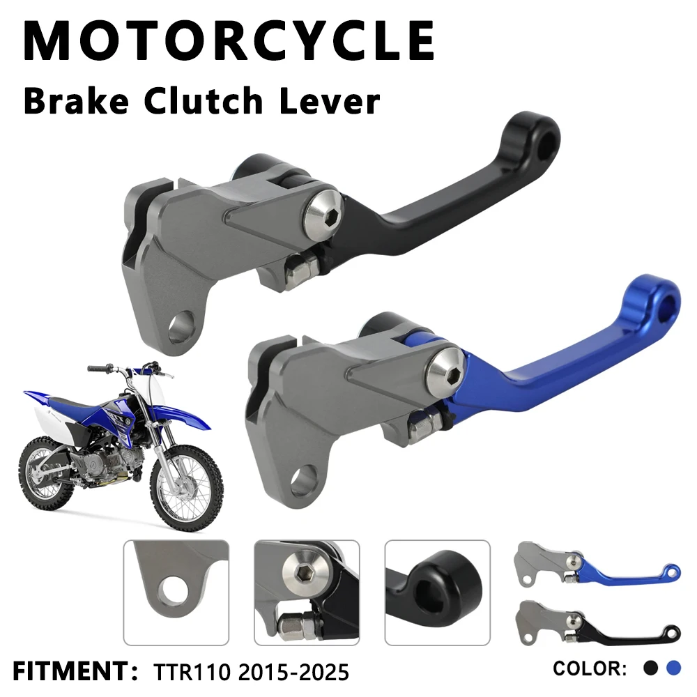 AliExpress JFGRACING Motorcycle Accessories Brake Clutch Lever  Adjustable Folding Extendable Levers For YAMAHA TTR110 2015-2025 Off-Road Dirt Bike