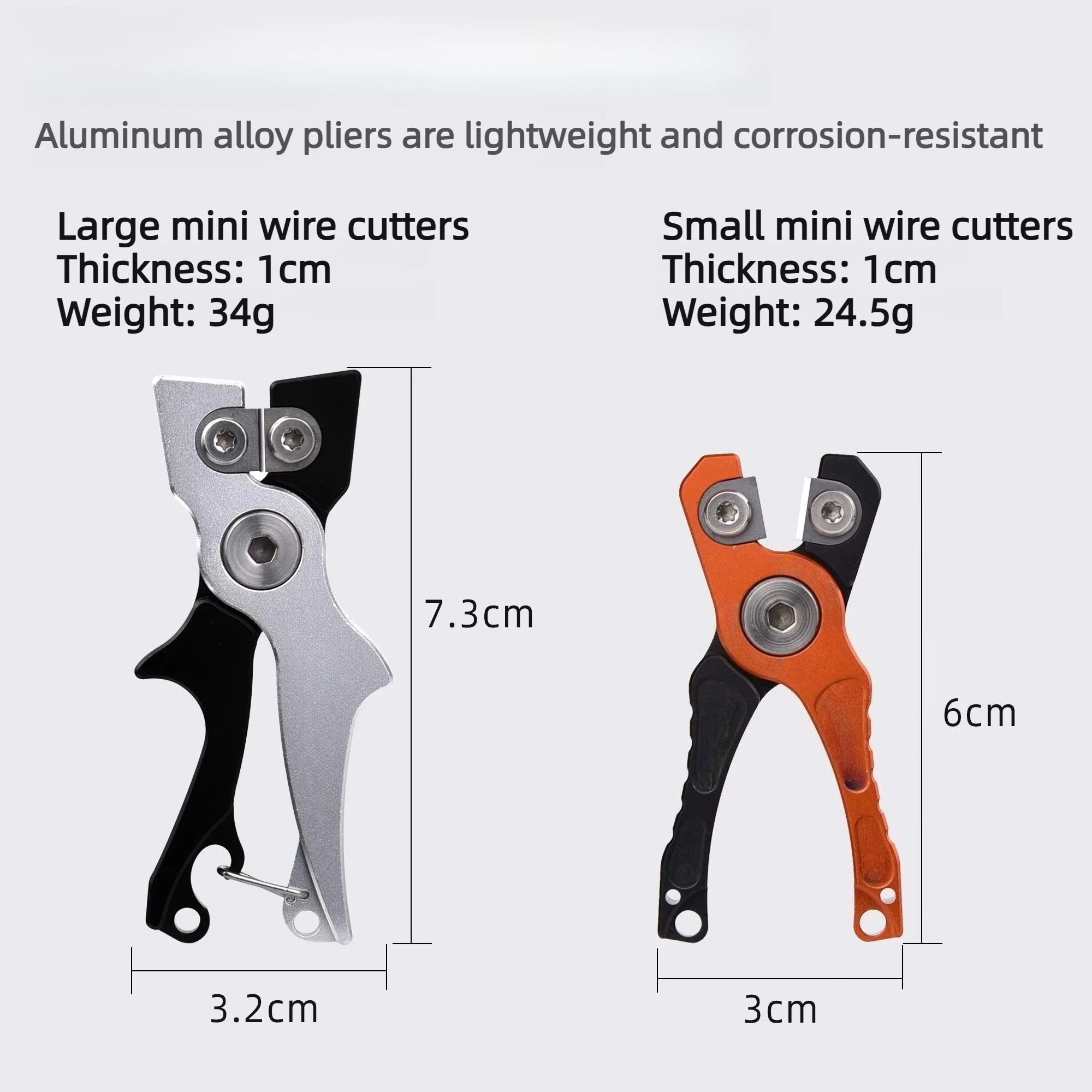Mini Fishing Pliers Line Cutter Aluminum Hook Remover Scissors