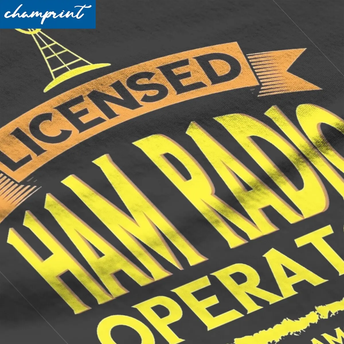 Men\'s Licensed Ham Radio Operator Proud To Be 2% Graphic T Shirts Cotton Clothes Fun Round Collar Tee Shirt Gift Idea T-Shirts