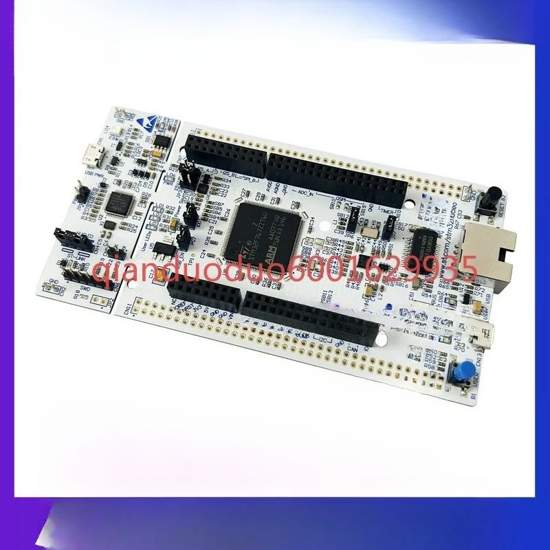 

For NUCLEO-F767ZI with STM32F767ZI MCU STM32Nucleo-144 development board