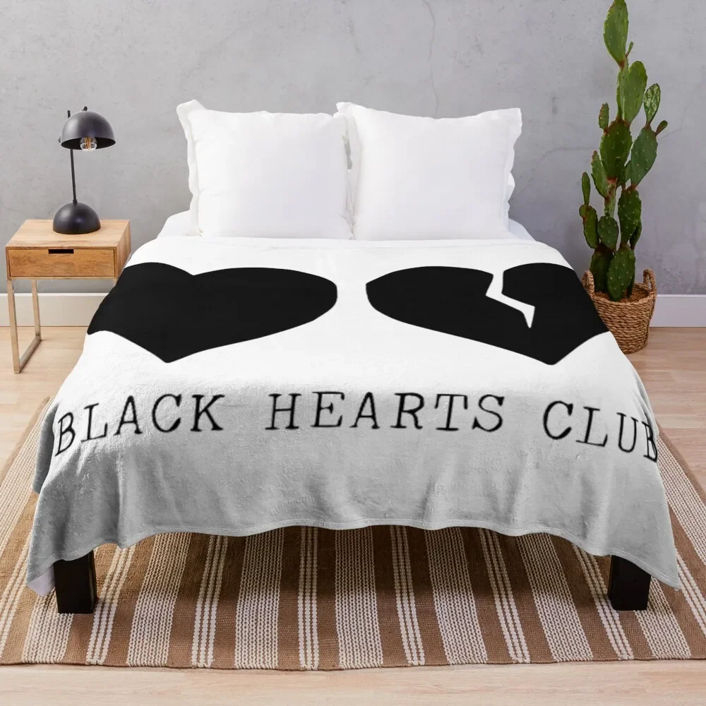 

yungblud black hearts club Throw Blanket Fluffy Cozy Throw Blanket for Home Decor