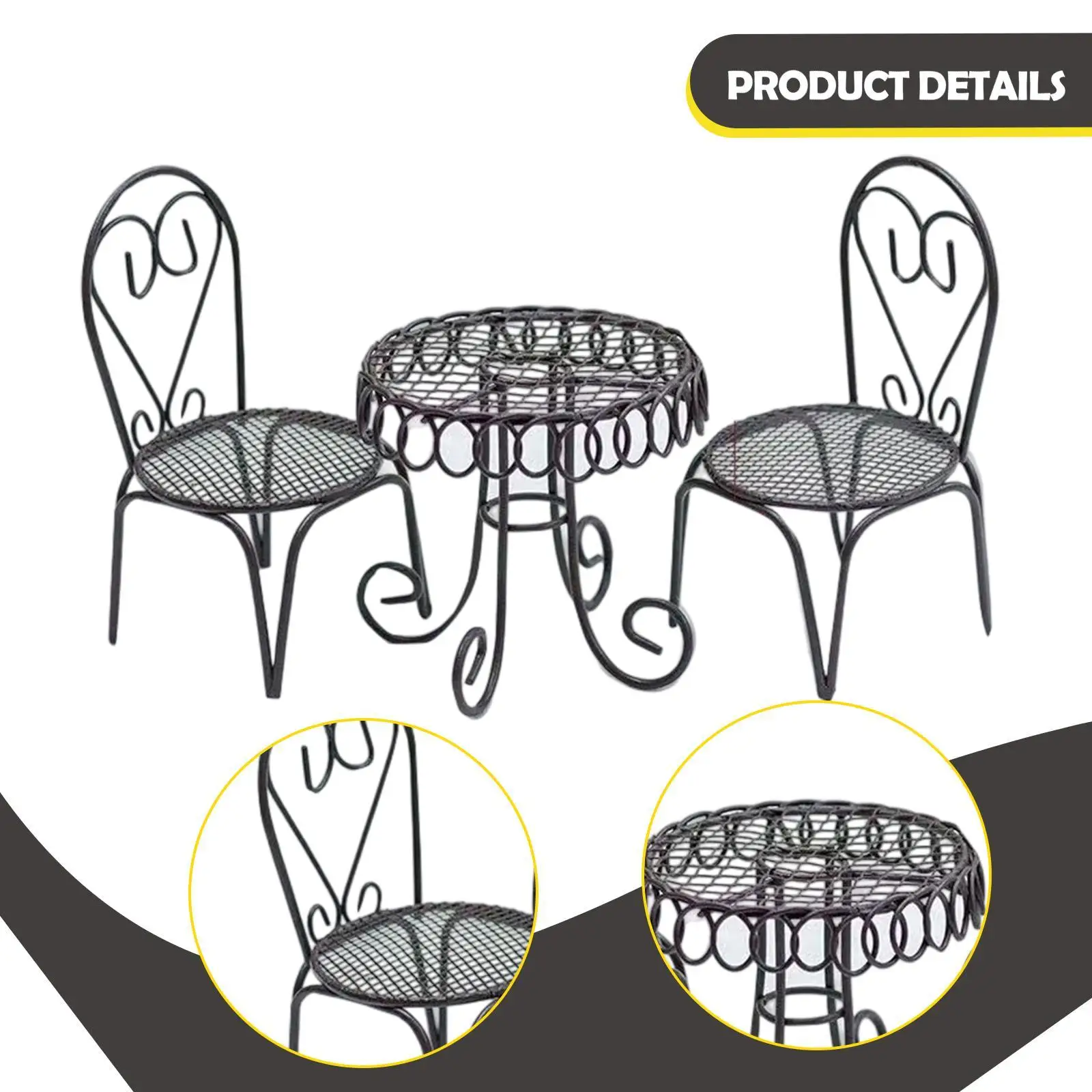 ミニチュアドールハウス家具セット子供ごっこ遊びおもちゃドールハウスアクセサリー