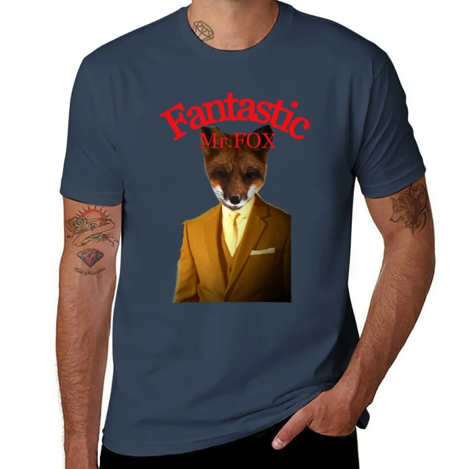 

Fantastic Mr fox classic T-Shirt man t shirt graphic t shirts with prints T-Shirt