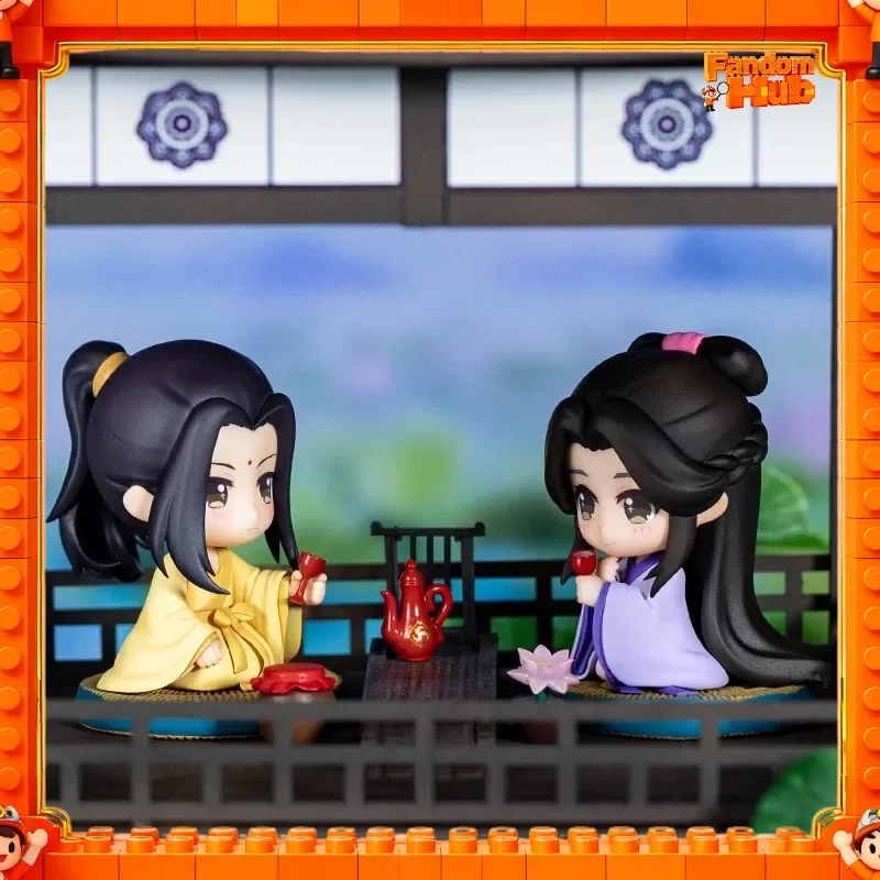 

Genuine MDZS Mo Dao Zu Shi Q-Version Cartoon Doll Jin Zixuan Jiang Yanli Model Toy Anime Merch Figurines Gift For Fans