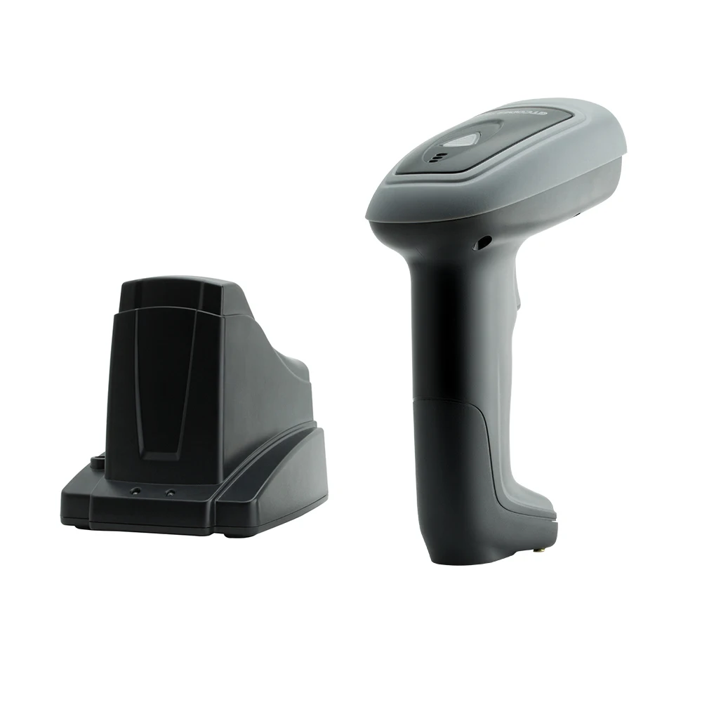 GTCODESTAR X-1901C Barcode Scanner Portable Scan Handheld POS CCD Barcode Wireless 2.4G Scanner Bar Code Reader with Stand