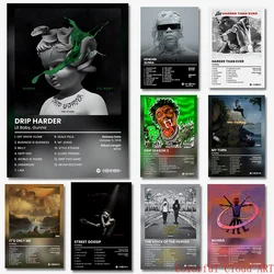 Lil Baby My Turn Gunna Drip Hip Hop Music Album Canvas Painting  Star Poster Prints Wall Art for Living Room Home Decor  Stylish