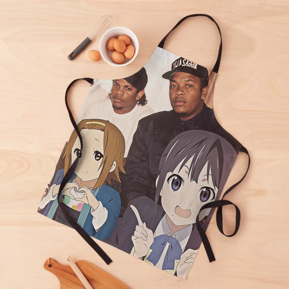 

K-On! and their crew Apron christmas kitchen Home Supplies chef for man For Kitchen Apron
