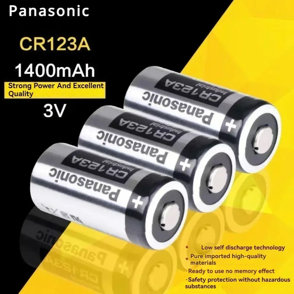 

Panasonic CR123A battery water meter smoke alarm 3V lithium battery Arlo camera instrument CR17345, DL123A, EL123 free delivery