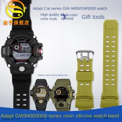 Silicone Rubber Watch Band For Casio G Shock GW9400 GW 9300 G-9200 Camouflage Color Strap Waterproof Men's Bracelet Accessories