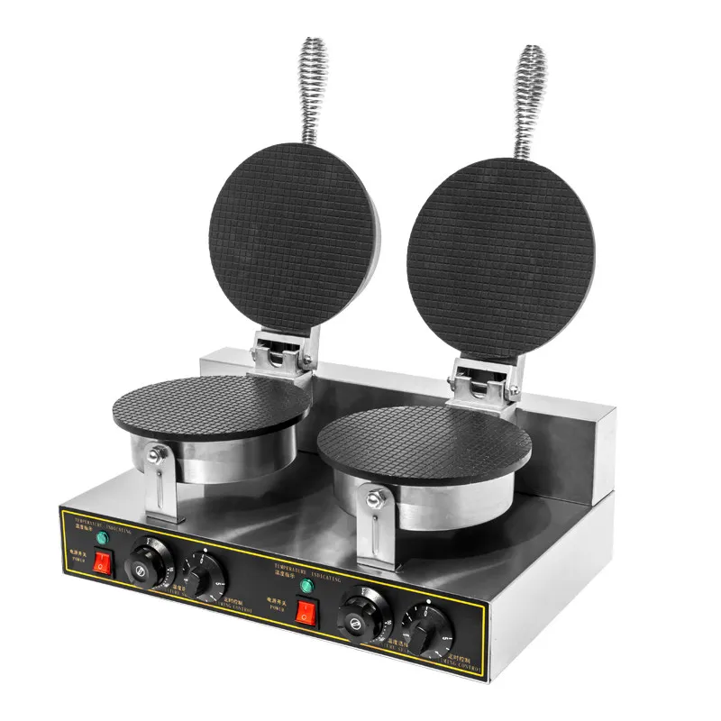 For Double- Egg Roll Machine, Commercial Crispy Machine, Double-ended Ice Cream Wrapper Commercial Grilled Shrimp Chips