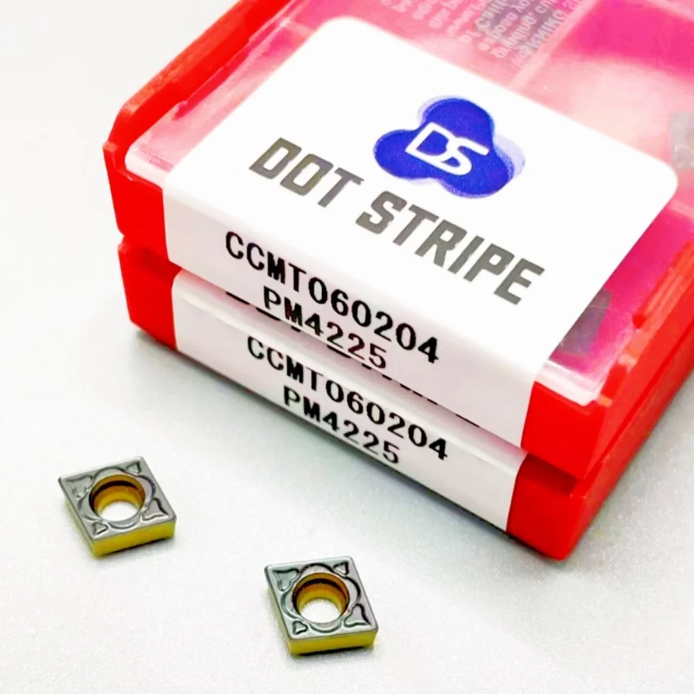 

Твердосплавные вставки CCMT060204 PM4225, индексируемые для стального чугуна, внутренней токарной обработки, токарный станок с ЧПУ, инструмент CCMT 060204 PM 4225