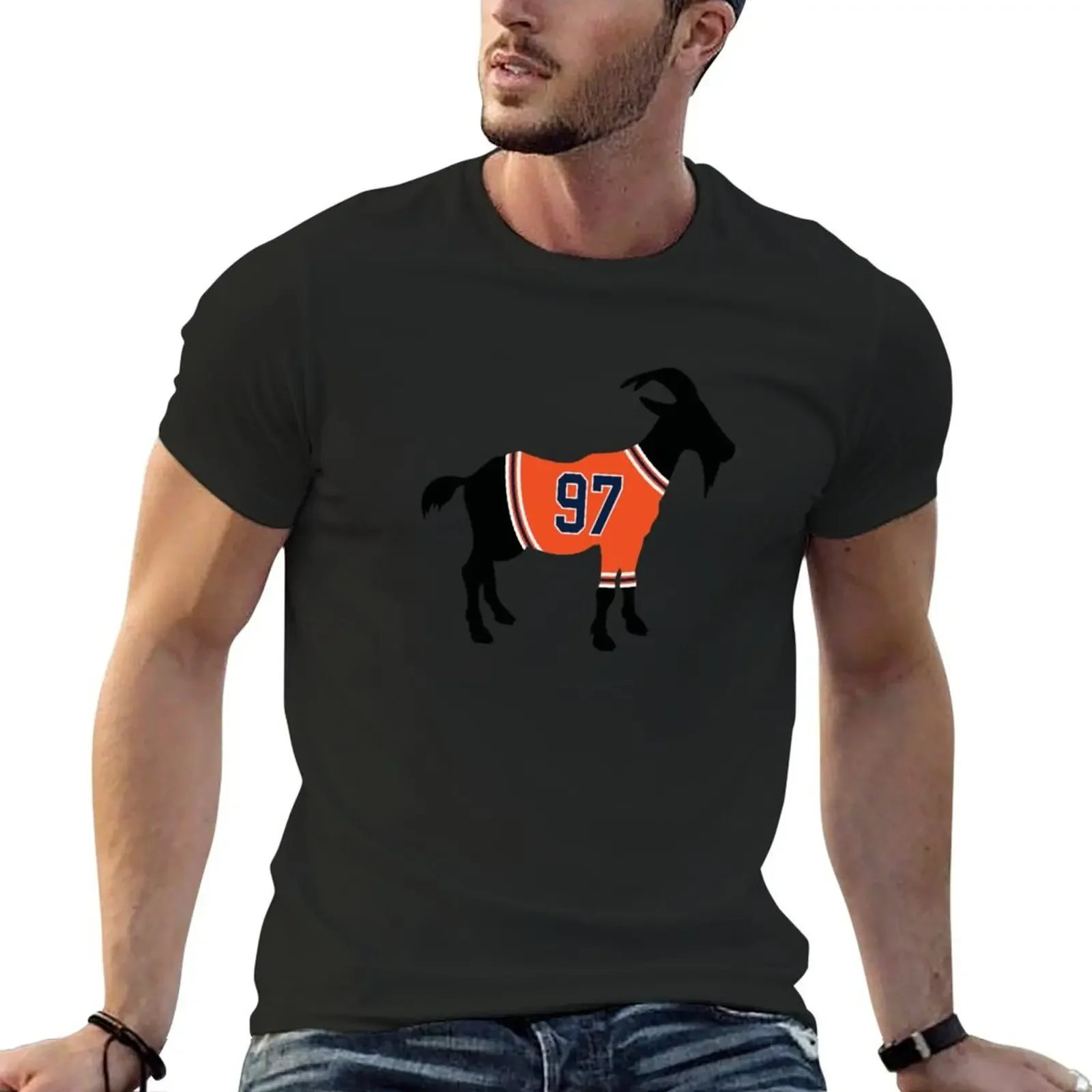 Connor McDavid GOAT T-Shirt quick-drying sports fans mens t shirts