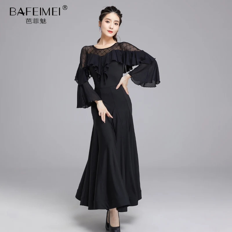 2022 Newest Ballroom Dance Competition Dress Ballroom Waltz Dresses Standard Women Dress 9023