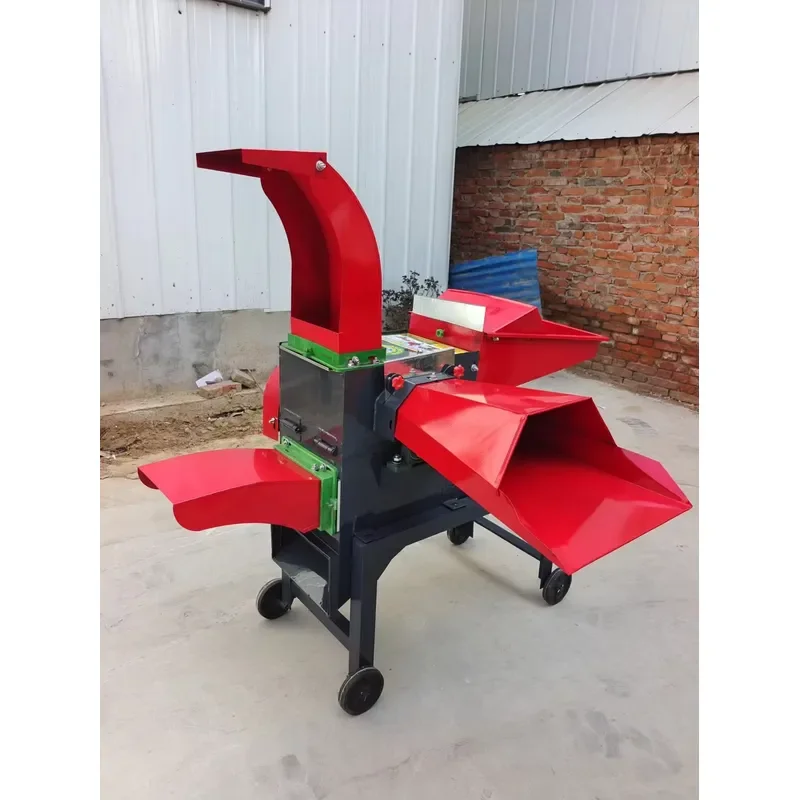 Cow Grass Cutting Kneading Mini Goats Chaff Cutter Rabbit Feed Blades Grinder Machine Grass Crop Cutter for Sale