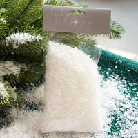 1 Piece Artificial Snow Simulation Snow Powder Fragments For Winter Holidays, Parties, Weddings, And Christmas Decorations