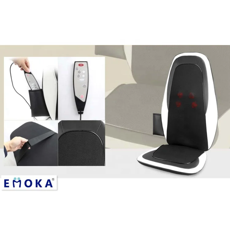 EMOKA 도매 반죽 휴대용 전기 진동 좌석 지압 자동차 홈 마사지 쿠션