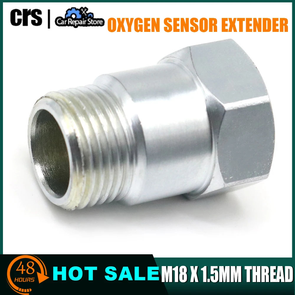 

32mm M18x1.50 Oxygen Sensor Extender Adapter Extension Spacer HHO O2 Bung Test Pipe Eliminator Adapter Car Accessories Universal